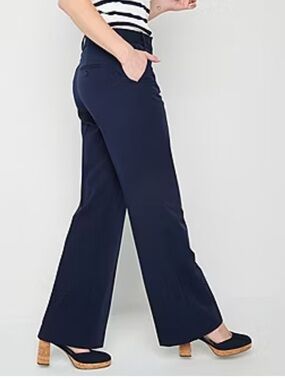 Worthington Curvy Fit Perfect Trouser, Navy blue